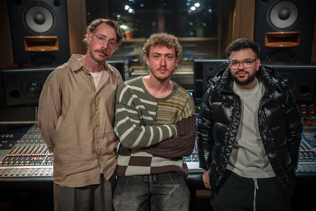 Milan Leon in session at a large-format console